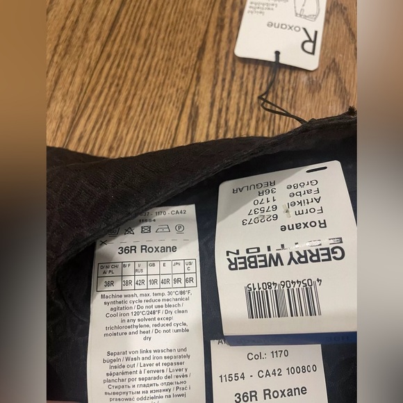 Gerry Weber black trouser pants size 6 New - Picture 6 of 6